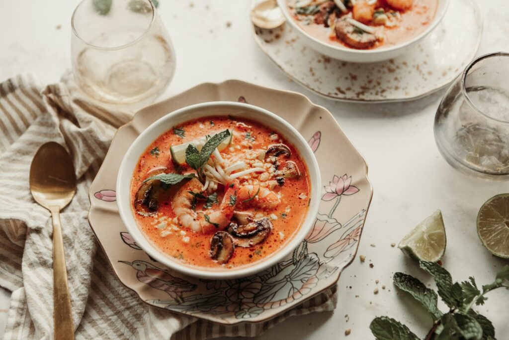 Easy Thai Shrimp Coconut Curry Soup