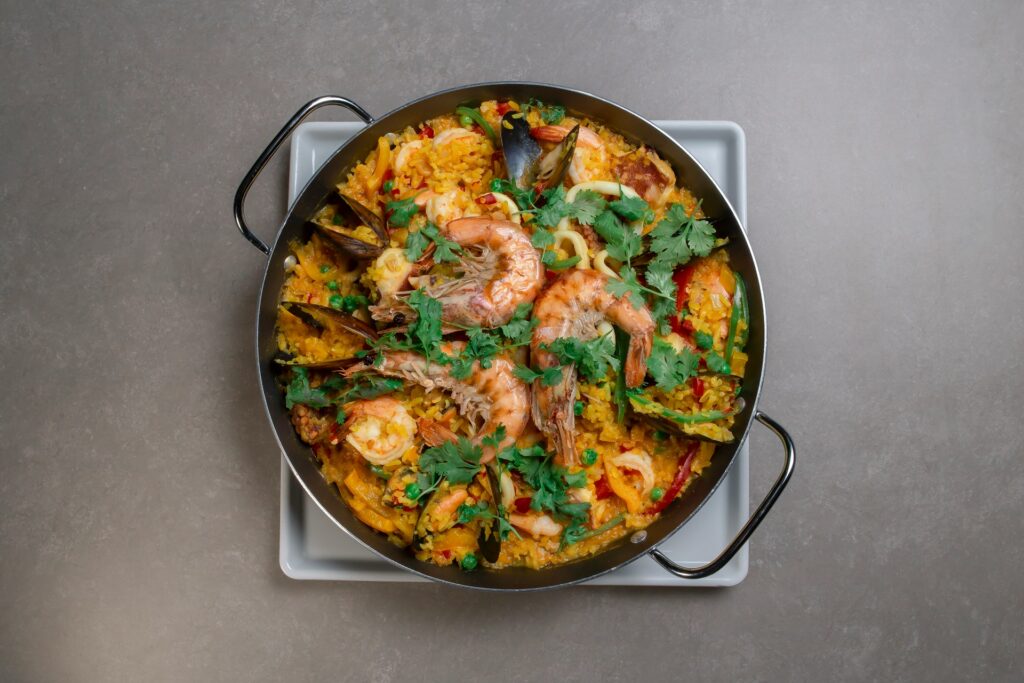 Paella with Shrimp and Mussels Recipe